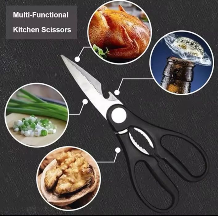 кухненски ножове комплект 4бр + Ножица и Белачка за зеленчуци ZEPTER