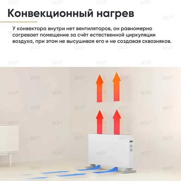 Обогреватель воздуха, havo isitgich konvektor Xiaomi SmartMi 1S