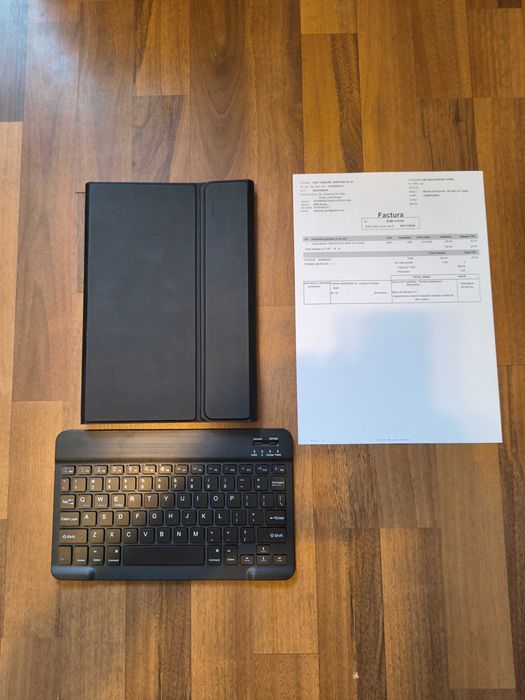 Husa cu tastatura pentru Lenovo Tab M10 Plus generatia 3 10.6 2022 Tech-Protect black