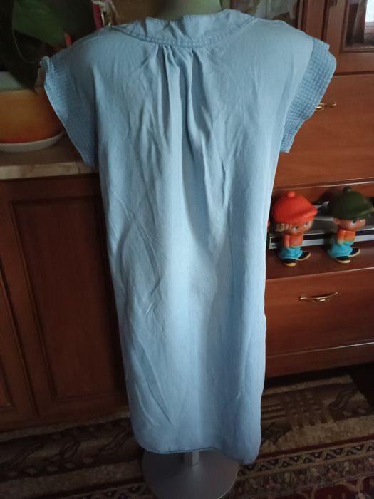 Светло сини дънкови рокли