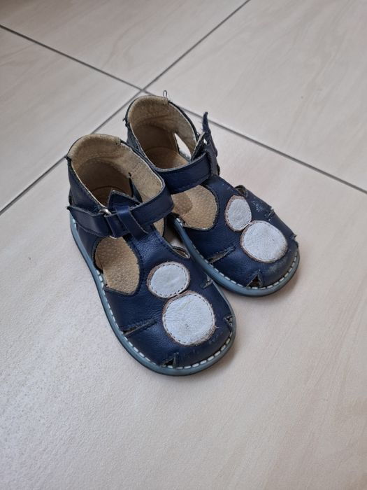 Sandale piele cu talonete - nr 22