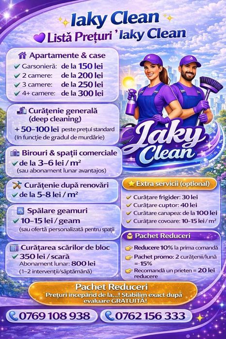 Curățenie rapidă și impecabilă la tine acasă