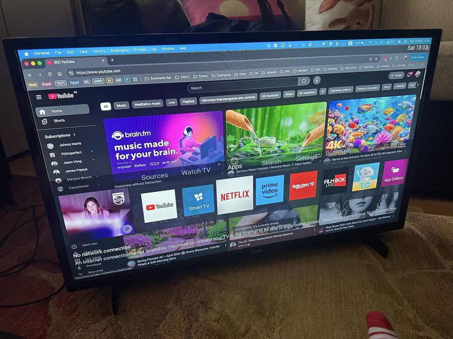Телевизор Philips 32PFS6805/12, 32" (80 см), Smart, Full HD, LED
