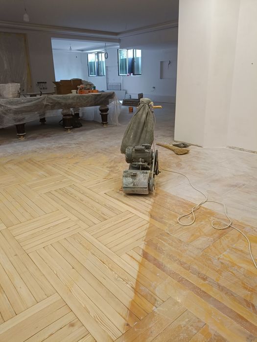 Шлифовка пол паркет старых пол новый пол укладка ламинат пол паркет пл