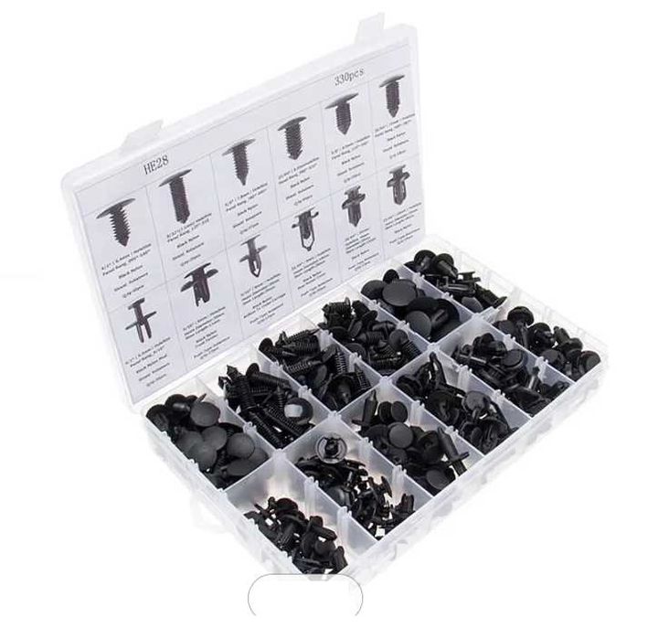 Комплект щипки за кори тапицерия за автомобил 330 броя