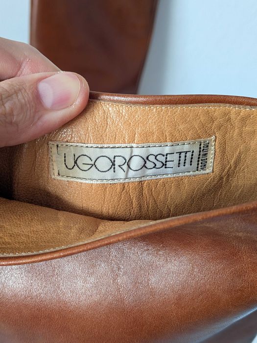 Cizme înalte cu toc piele Ugorossetti 40