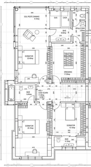 Vila deosebita, 7 camere, proiect finalizat langa padure