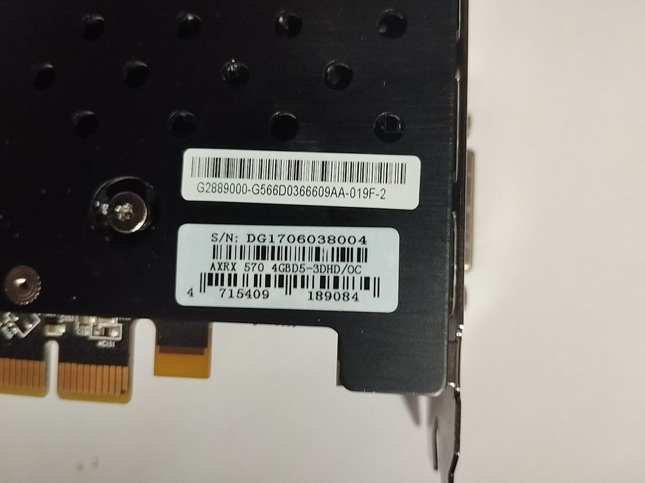 Видеокарта rx 570 4gb.