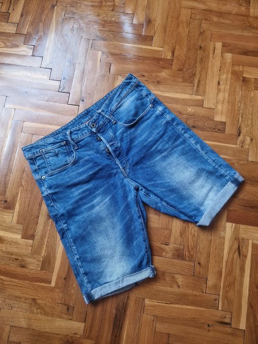 Страхотни мъжки дънкови къси панталони G STAR RAW  размер 32