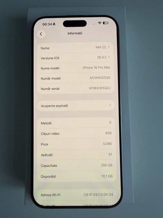 Iphone 16 Pro Max impecabil