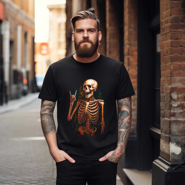 Мъжки Тениски с черепи, скелети