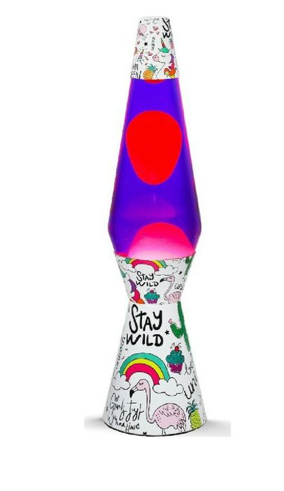 Lampa cu lavă Unicorn I-Total - Design unic "Stay Wild"