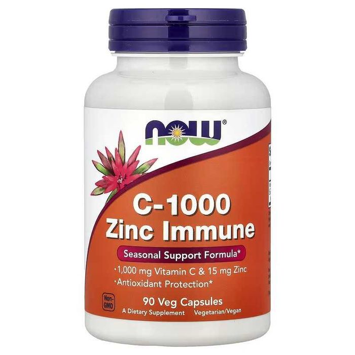 NOW Foods NOW C-1000 Zinc Immune C-1000 С1000 C1000 C 1000 Zinc D3 D-3