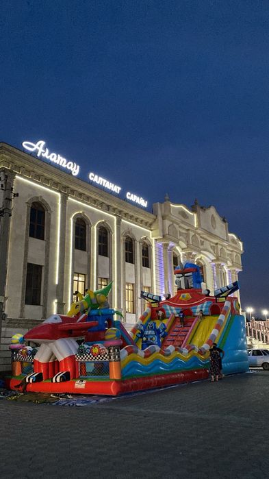 Шымкенттегі ең үлкен батут