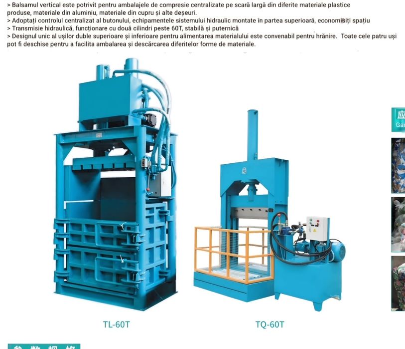Utilaje Industriale pentru Reciclare și Procesarea Deșeurilor