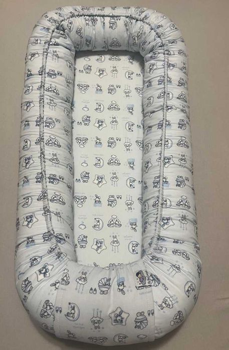 Babynest din bumbac organic pentru bebelusi