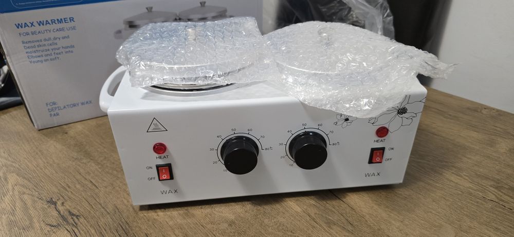 Incalzitor de ceara cu doua vase.