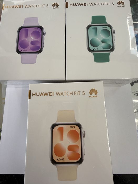 Huawei fit 5 Нови,Неразпечатвани!Green,Purple,White