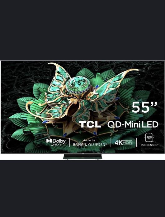 Телевизор tcl 55 C6KS Premium QD-MiniLed 120/144Hz Доставка бесплатно