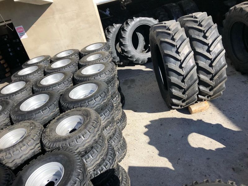 cauciucuri noi 10.0/80-12 cu 10PR cu janta Tambur mig presa