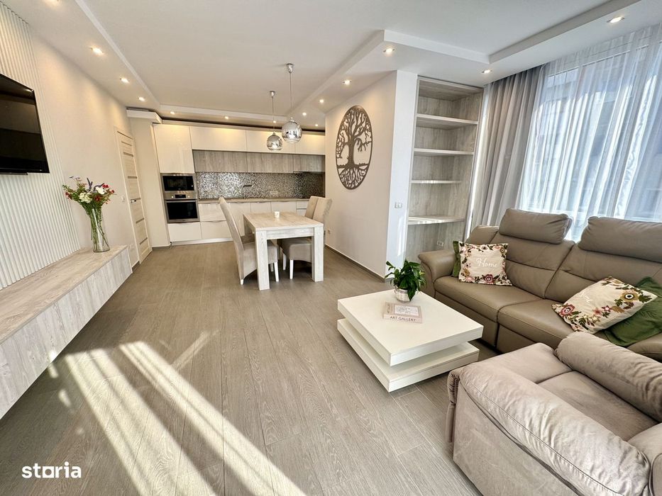 Inchiriez apartament 3 camere + parcare, amenajat modern, Micalaca