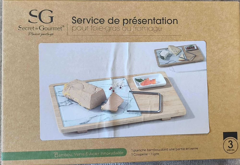 плато поднос за сирена или гъши дроб