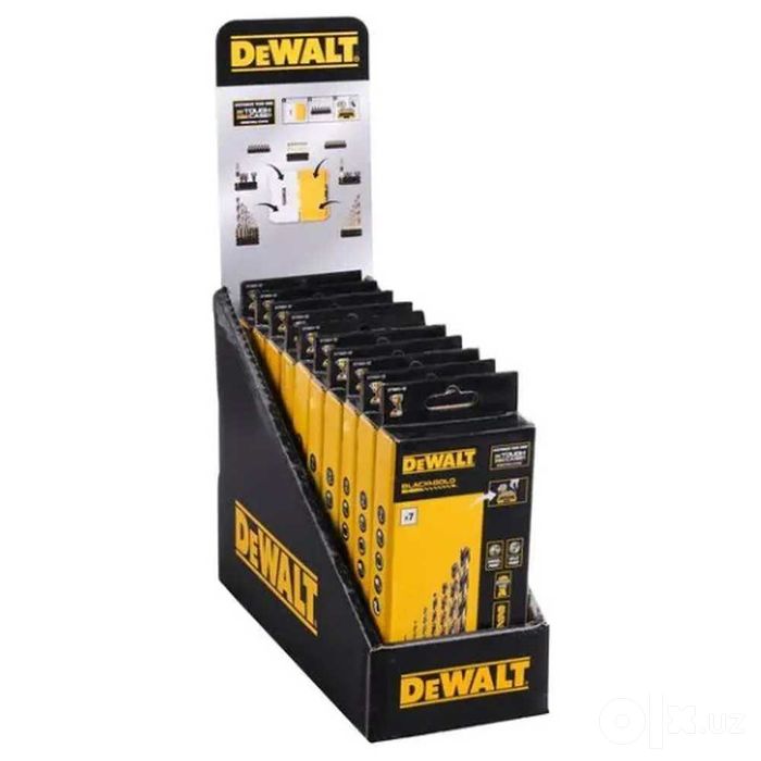 Набор сверл по металлу DeWALT Black&Gold 2-10мм 7шт. DT70831-QZ