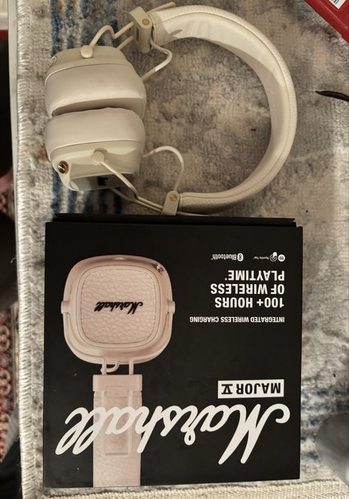 Наушники Marshall Major V бежевый