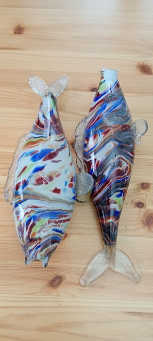 Pești sticla culori ,superbe 250 Ron bucata