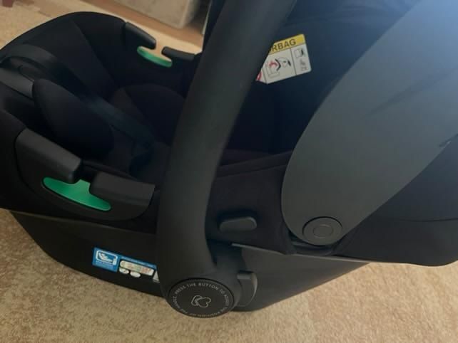 KIKKA BOO Стол за кола-кошница I-PRIME I-SIZE (45-87 см) BLACK