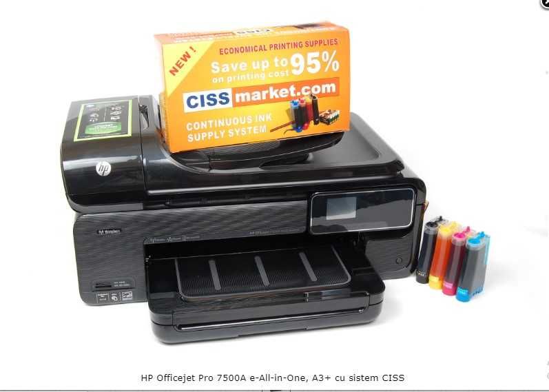Multifuncțional HP Officejet 6500A A4 si HP Officejet 7500A A3 - WI-FI ...
