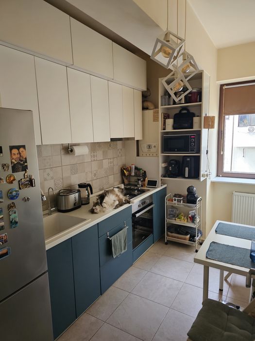 Apartament 2 camere+2 balcoane bloc nou centrala termica complet utilat partial mobilat MUTARE IMEDIATA