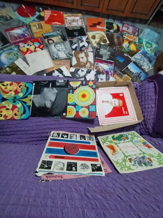 Пластинки, стереомагнитофон