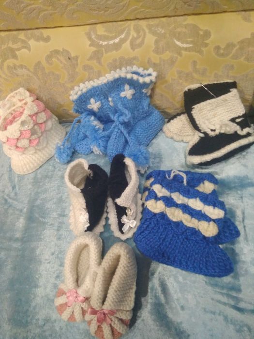 Вязаные вещи для детей ручной работы