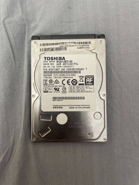 HDD: 2ТБ — 5000₸, 1ТБ — 3000₸, 500ГБ — 2000₸ рабочий виндовс нету