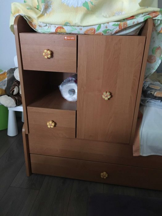 Lorelli Minimax кошара, легло и бюро + матрак и подматрачни рамки