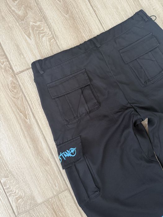Pantaloni lungi Minus Two negru/albastru