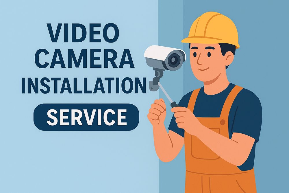 Установка видеонаблюдения