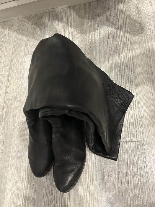 Cizme comode cu talpa joasa din piele