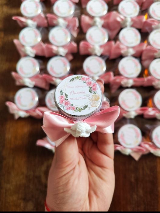 Бурканчета, буркан,подарък кръщене,сватба,рожден ден, погача