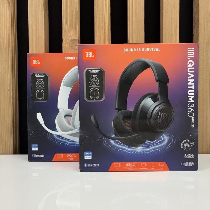 Casti Jbl Quantum360 Black / White