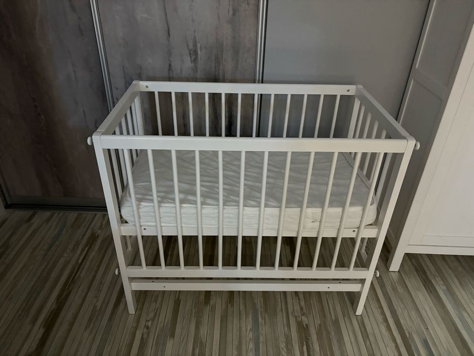 манежка белая 90 х 50