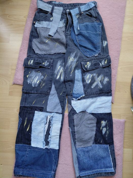 Blugi patchwork admade