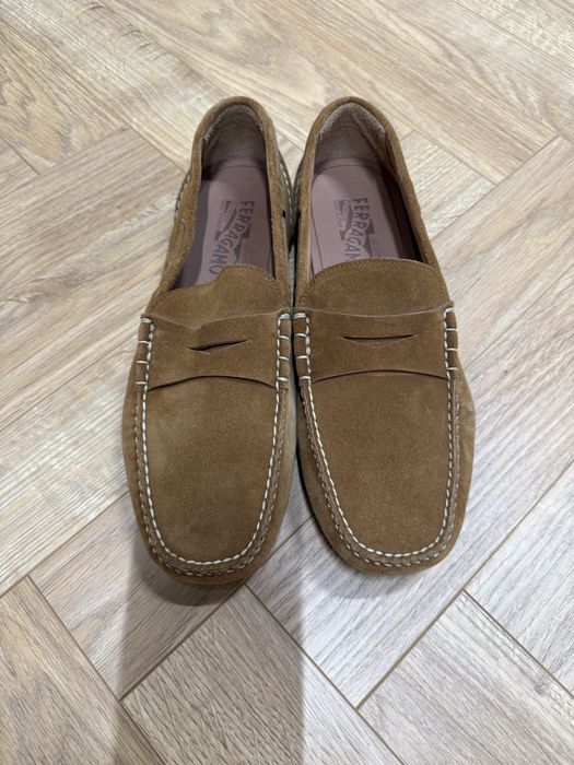 Мъжки мокасини оригинал Salvatore Ferragamo