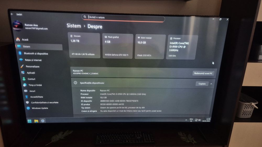 Kit i3 8100 9100 m2 usb 3.0 cooler stock