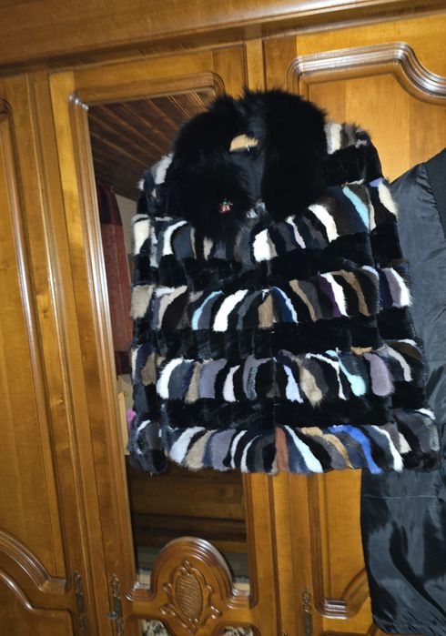 Haine deosebite,de blană , nurcă ( vizon) cu chinchila si cu vulpe