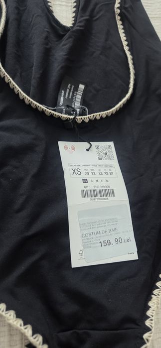 Costum de baie Zara,marimea Xs,nou,cu eticheta