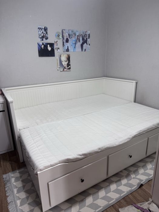 Кровать Ikea Hemnes раздвижная