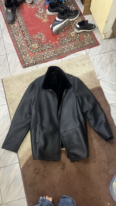 Дубленка кожанная