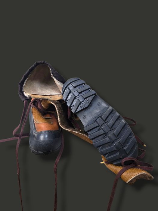 Италиански ловни ботуши от естествена кожа и косъм – Snow-Cat подметка